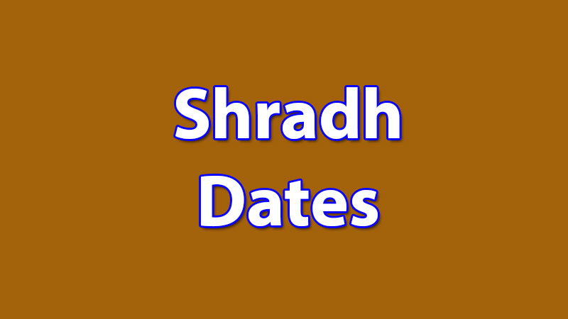 When is shradh in 2020 2018
